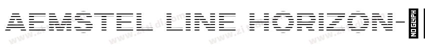 Aemstel Line Horizon字体转换